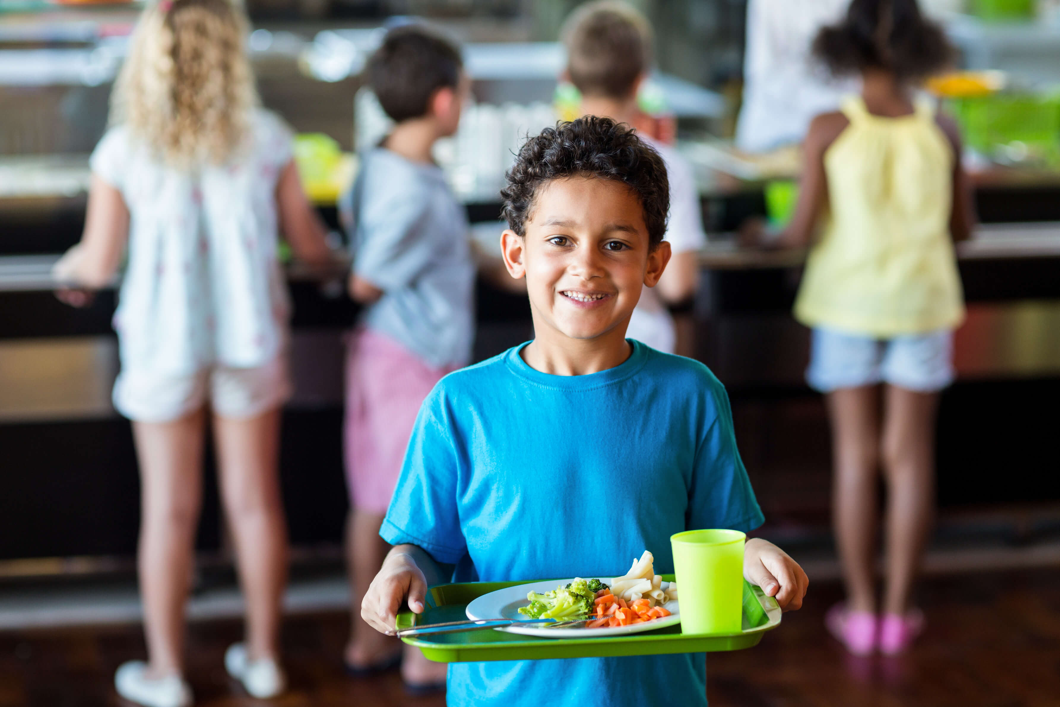 children eating